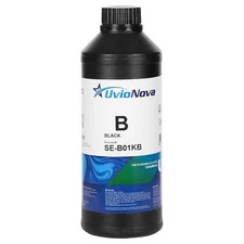 InkTec UV DTF Black Ink for Epson Printheads, 1 liter bottle