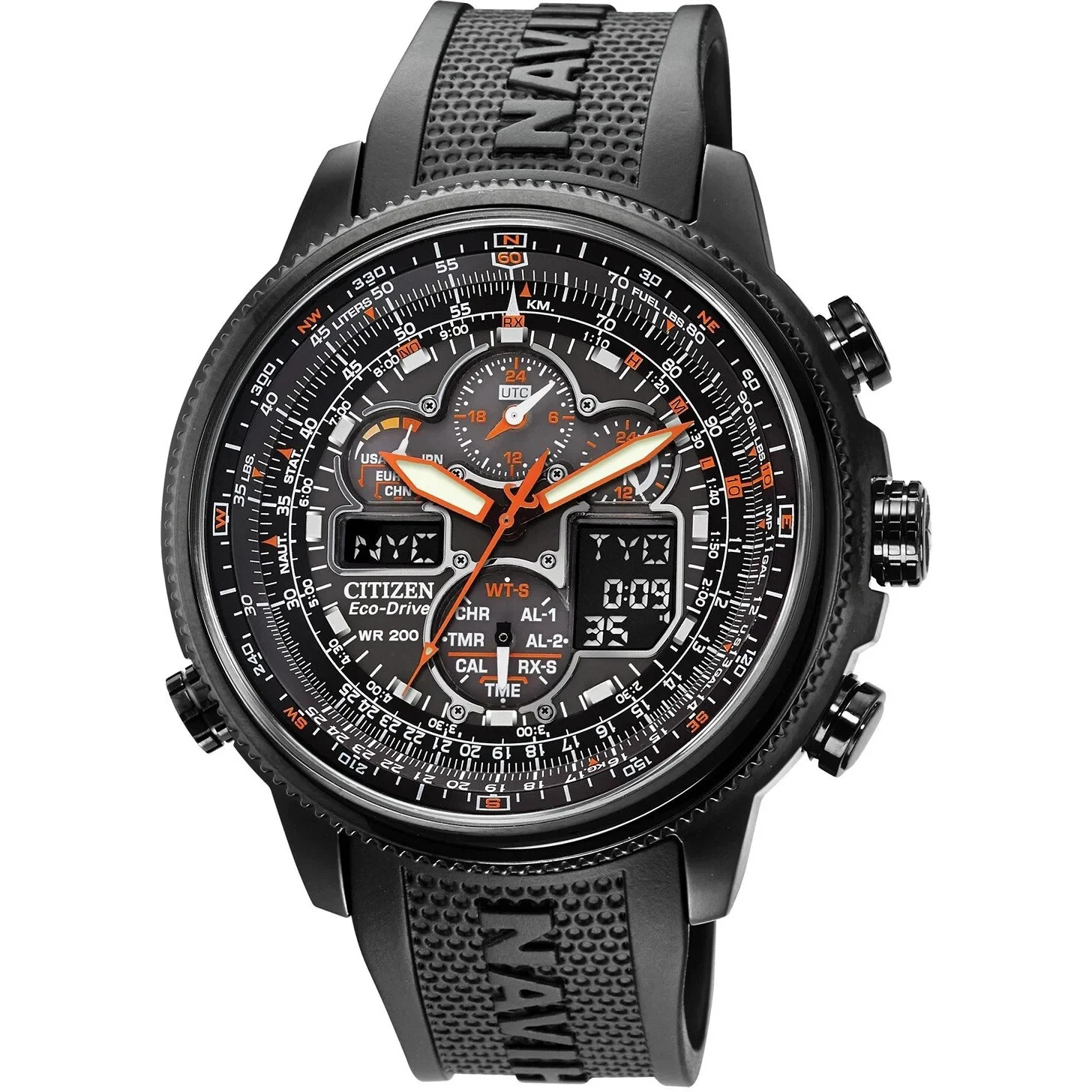 Citizen Promaster Navihawk Polyurethane Strap A-T Men's Watch JY8035-04E