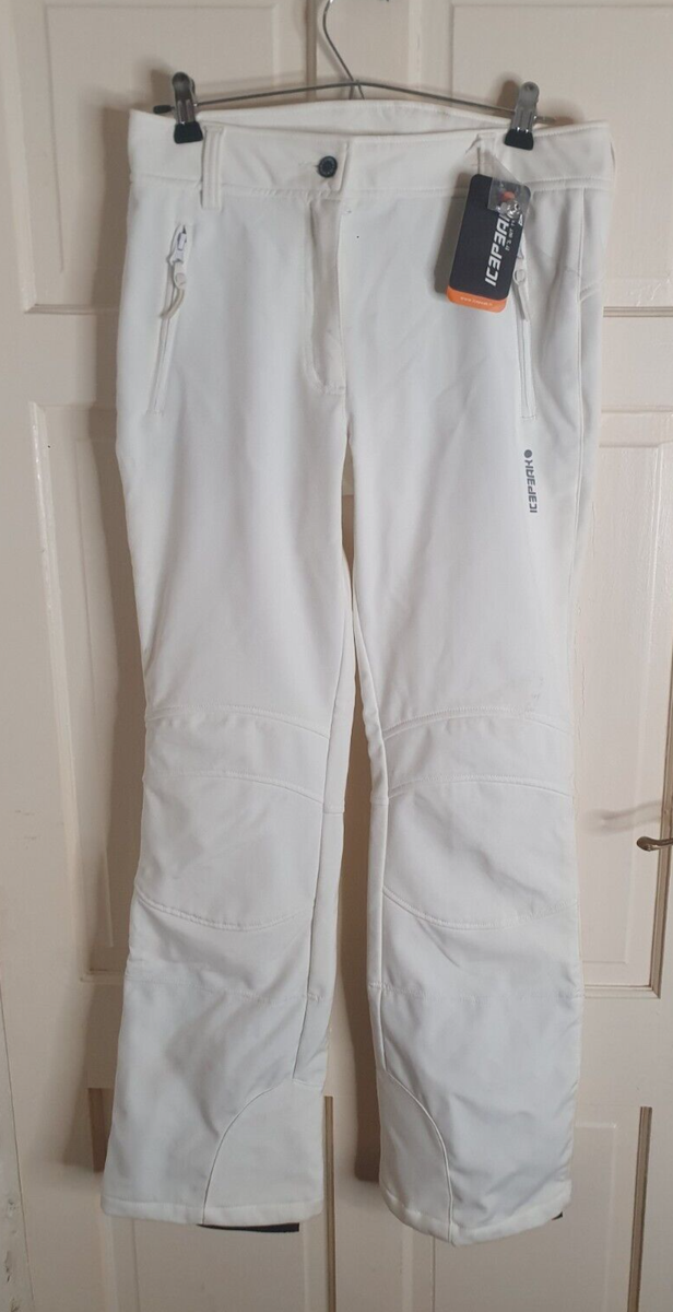 Icepeak Outi White Ski Trousers Women's EU 40 FREE POST UK