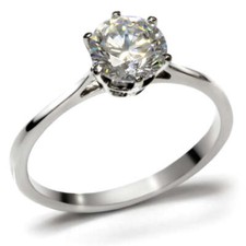 7mm Solitaire Engagement Ring