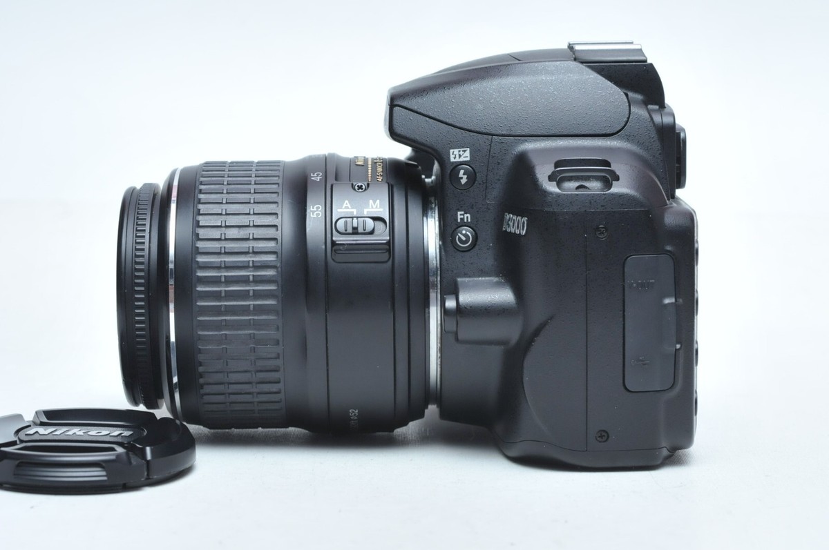 Nikon D3000 DSLR Camera Body W/ AF-S 18-55mm Lens 3336336*EX Nikon D3000 DSLR Camera Body W/ AF-S 18-55mm Lens 3336336*EX