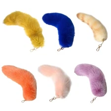 Artificial Animal Tail Faux Foxes Costume Plush Faux Furs Tail Dressing Up Tails