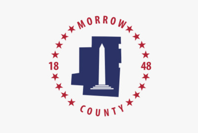 Aufkleber Morrow County (Ohio) Fahne Flagge 8 x 5 cm Autoaufkleber