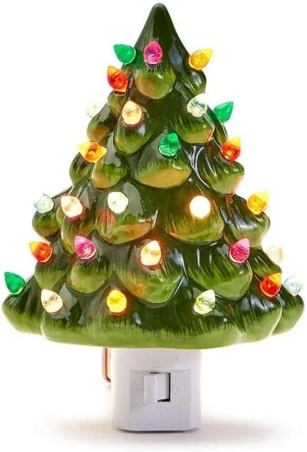 Two's Company Christmas Tree Night Light