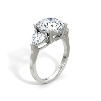 IGI Certified Diamond Engagement Ring VVS2 F Round 6 Ct Lab-created Best Price