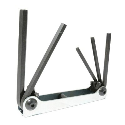 Urrea 4994 Faltbares Sechskantschlüssel-Set, 3/16 Zoll – Vielseitig & Präzise