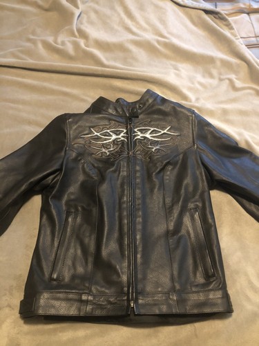 BILT Women LEATHER Motorcycle Jacket 