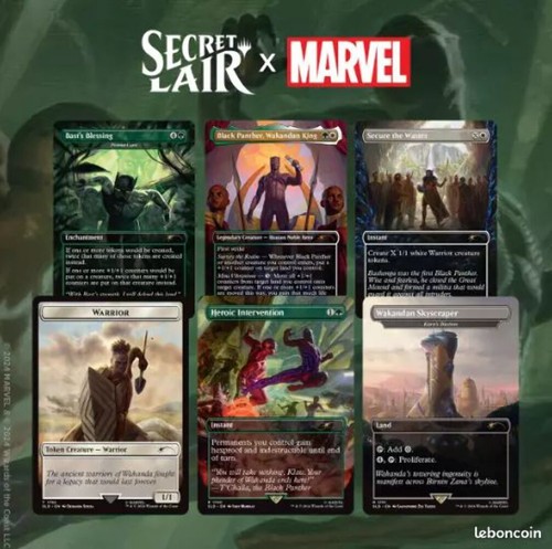 Secret lair X Marvel: Black Panther