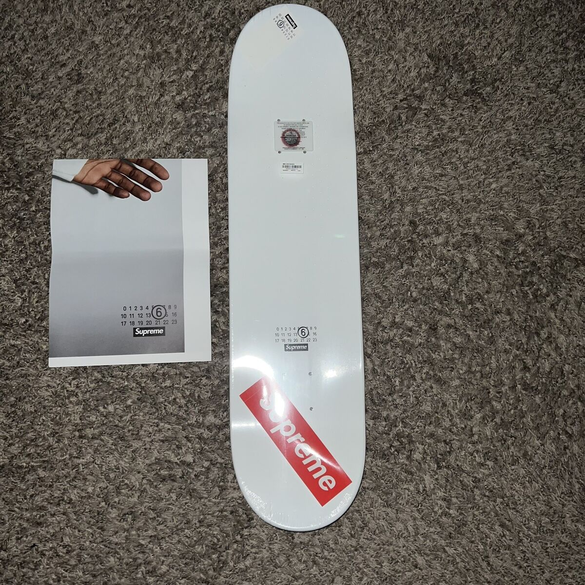 Supreme Maison Margiela MM6 Skate Deck 8.25” Scratch Off Supreme Maison Margiela MM6 Skate Deck 8.25” Scratch Off