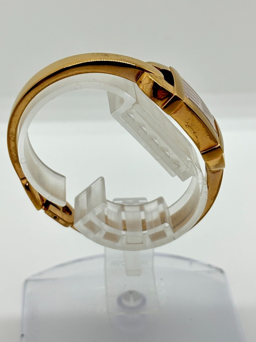 Exc+5] GUCCI 6800L PINK GOLD GG GOLD Dial Watch Women's Watch Used