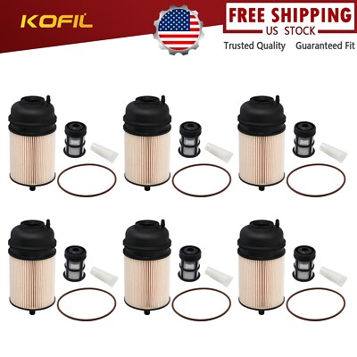 6- PF9908 Fuel Filter Kit for DD13,DD15,DD16 Engines Replaces FK13850NN
