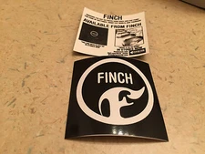 FINCH Band Drive Thru Sticker LOT #3 Tour Shirt Concert Taking Back Sunday Rare