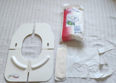 Toodle-loo! Kleinkind klappbarer Klo Sitz, unbenutzt Tommee Tippee Reise Töpfchen Einlage