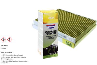 MANN-Innenraum-Filter+Presto Klima-Fresh für Ford Fiesta VI B-Max JK Ecosport