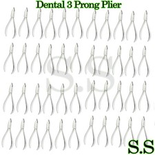 50 Pieces 3 Prong Pliers New Orthodontic Dental Instruments