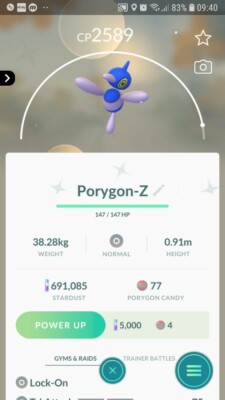 Pokémon TRADE Go Shiny Lvl 1 Gastly - Fantominus Digital