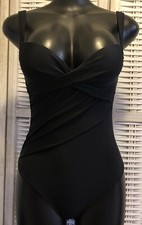 NWT Cupshe Womens One Piece Swimsuit XS Black