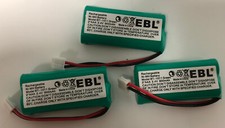 Batterie de remplacement rechargeable 900mAh pour BT-1011, 2.4V NI-MH (3/PACK)