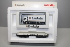 Märklin 94187 Niederbordwagen mit MB Lkw Krombacher Spur H0 OVP