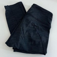 Outdoor Voices Women's Warm Up Leggings Small Crop Black Gray activewear