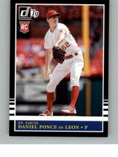 2019 Donruss Daniel Poncedeleon 222 RC St. Louis Cardinals