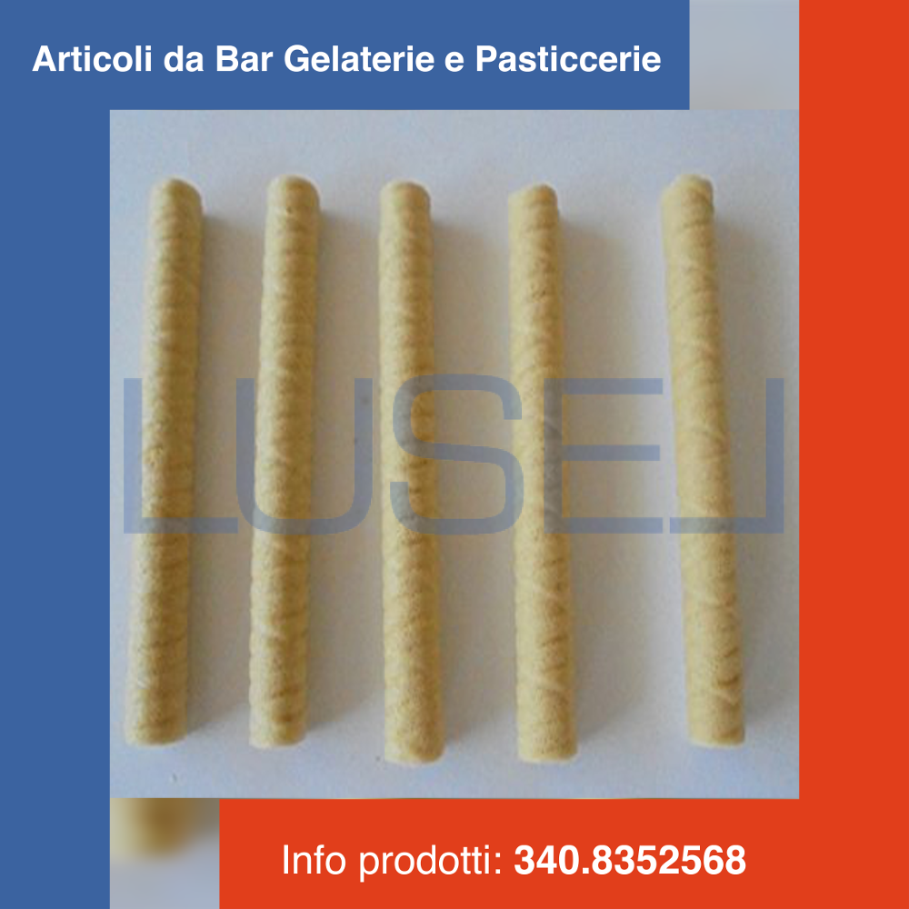 PZ 250 CIALDA A FORMA DI CANNOLO PER GELATO DOLCI A FORMA DI SIGARETTA ICE CREAM