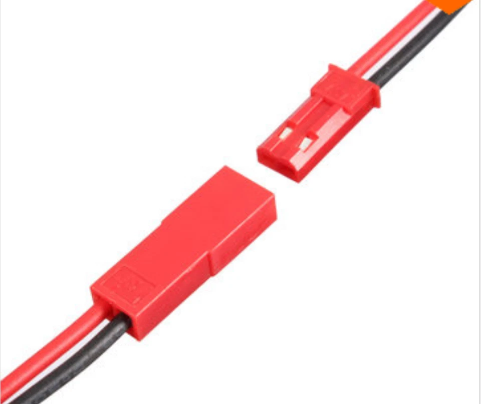 ✅ JST BEC 2Pin Stecker Buchse + Kabel 10cm 15cm 20cm 30cm 2 3 4 5 10 Paar 20AWG - Bild 3 von 4
