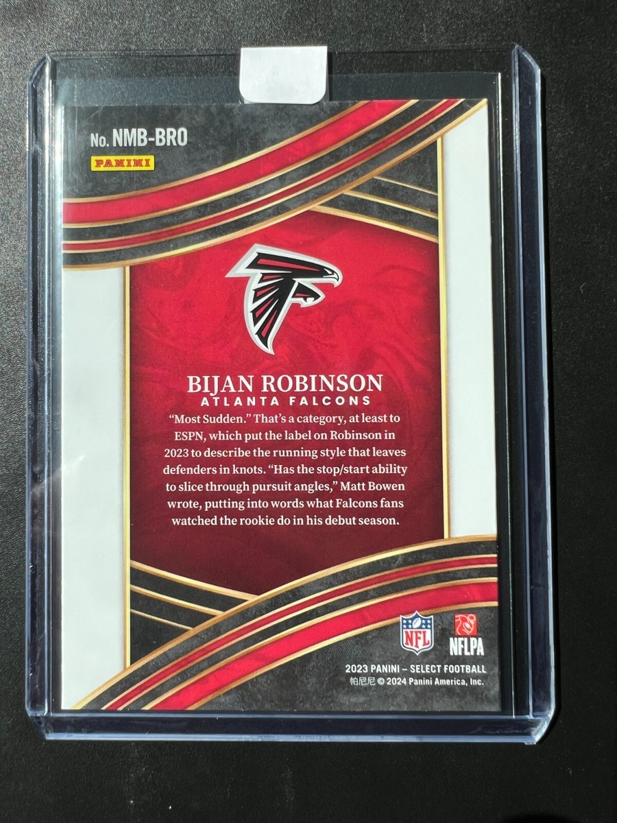 Bijan Robinson 2023 Panini Select Football #NMB-BRO