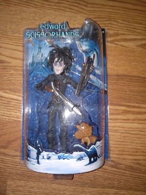 Edward Scissorhands 9 Inch 2005 Figure Doll by Mezco * Johnny Depp