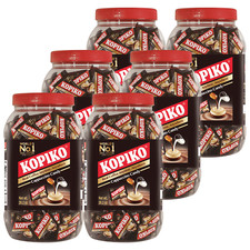 Kopiko Cappuccino Candy 28.21 oz Jar Hard Coffee Candy 6pk by US SELLER