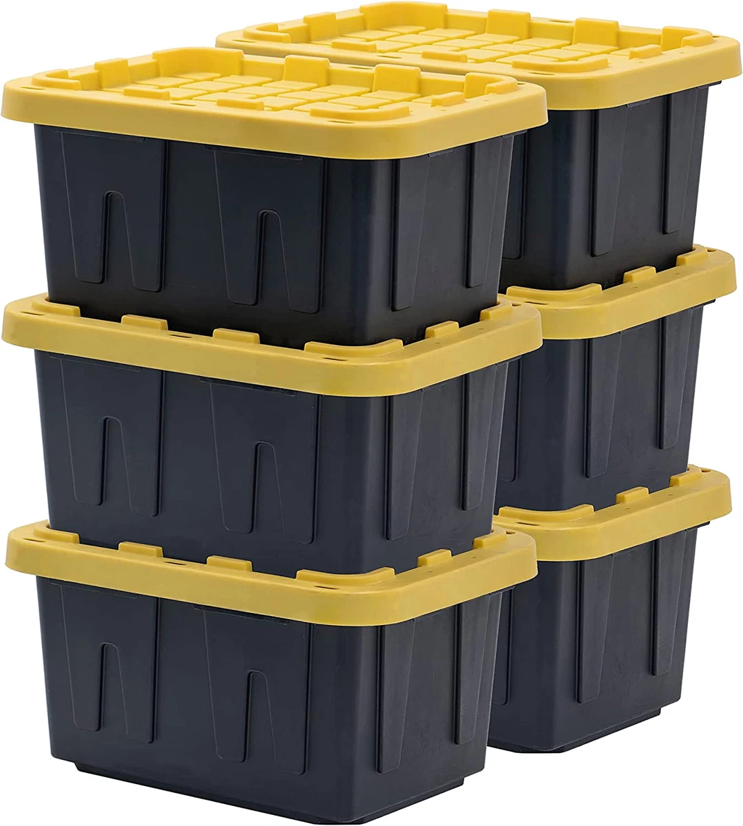  27 Gal. Tough Storage Tote (6-Pack) : Home & Kitchen