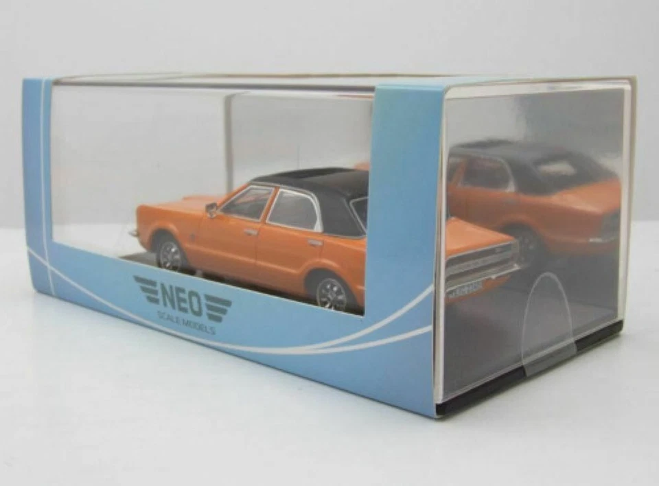 Ford Taunus Gxl 1973 Orange Schwarz Dach Neo 45134 1:43 Harz Dach Schwarz - Bild 2 von 2