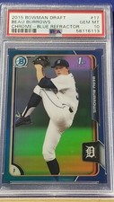 Beau Burrows - 2015 Bowman Draft Chrome Blue Refractor   PSA 10  #72/150