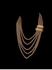 Collier vintage YSL YVES SAINT LAURENT Necklace french couture