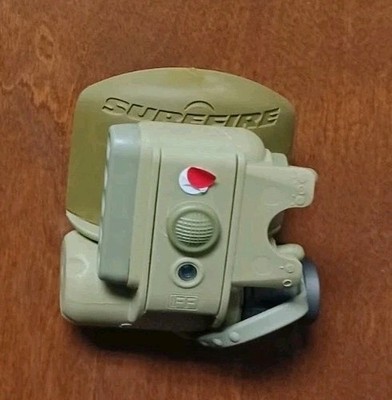 Surefire HL1-C-TN Helmet Light and Rail Mount adapter - Red/White/IR