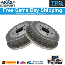 New Brake Drum Rear Pair Set For Chrysler Dodge Plymouth Min Van