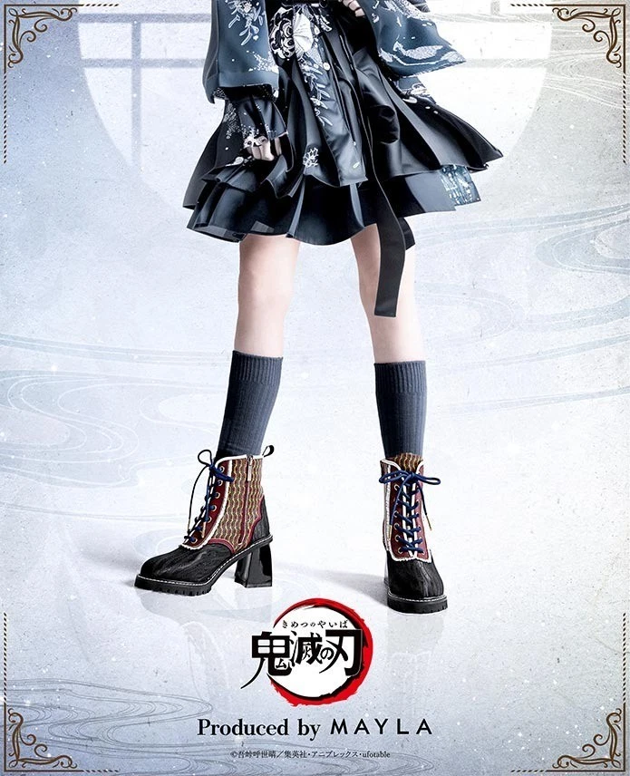 Demon Slayer Kimetsu no Yaiba x MAYLA objet boots detail image