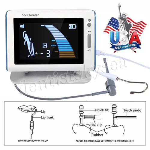 Dental LED Endo Motor 16:1 Contra Angle/4.5"LCD Endo Apex Locator Root Canal - Afbeelding 10 van 37