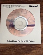 Microsoft Office Professional 2007 con codice Product Key ** senza disco Outlook. VEDI DESC