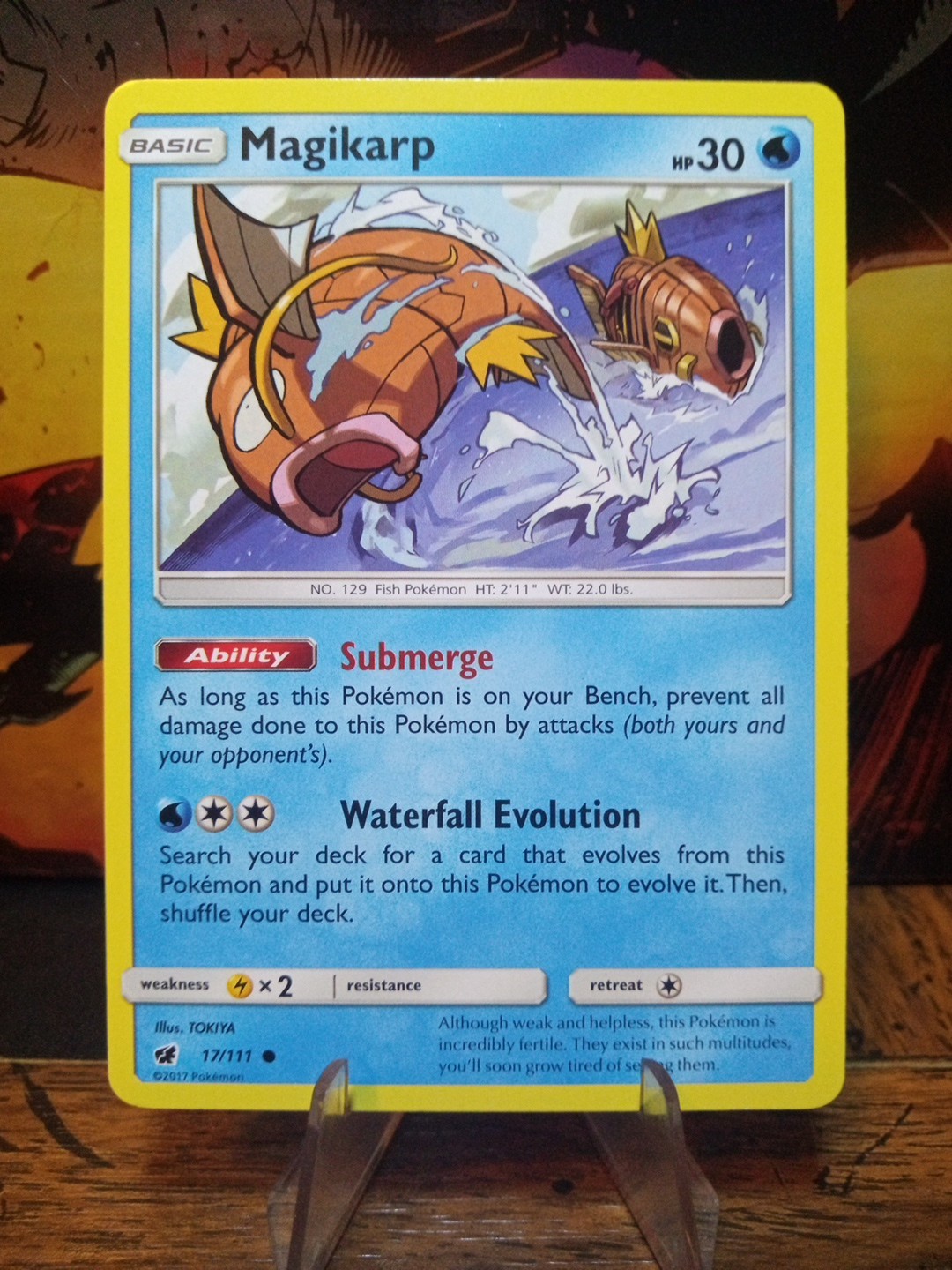 2017 Pokemon Crimson Invasion Magikarp #17