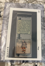 1930's Diamond Match Co. Silver Ice Hockey Series Eddie Shore Boston Bruins