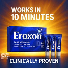 Eroxon Fast Acting Gel 4 Tubes Erectile Dysfunction ED Treatment  – Ships ASAP