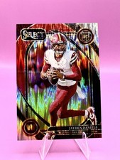 Jayden Daniels RC 2024 Panini Select Black & Red Shock Club Level No. 217