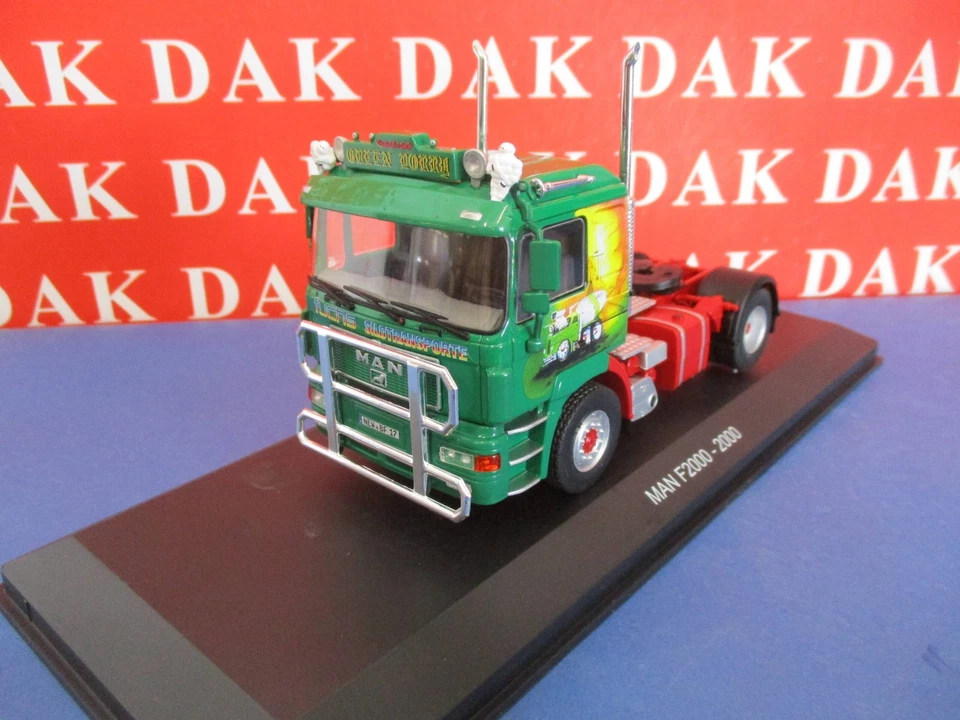 Die cast 1/43 Modellino Camion Truck Man F2000 Green Lorry 2000 - Immagine 2 di 4