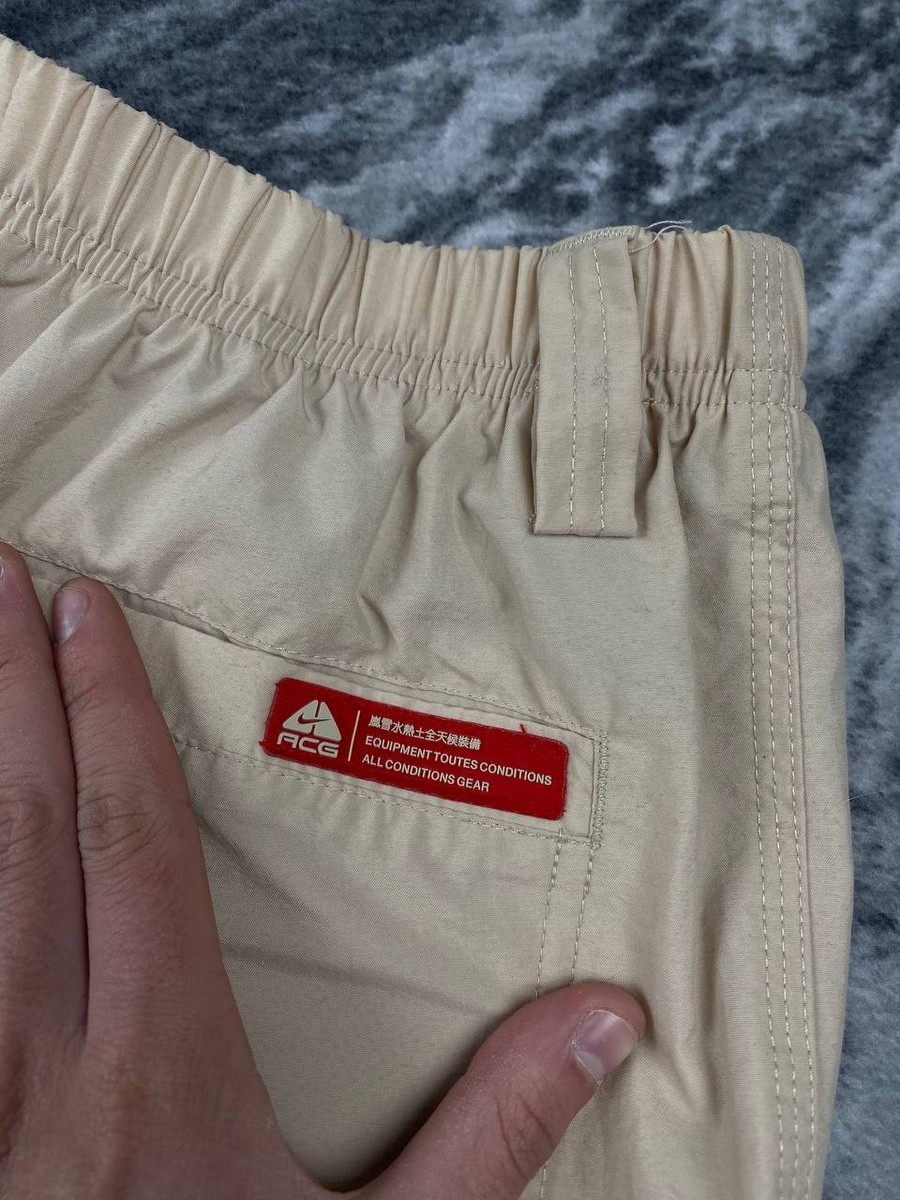 Vintage Nike ACG Cargo Baggy Pants Y2K Men Size L Beige | eBay