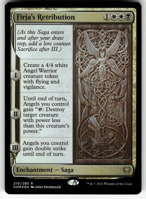 Firja's Retribution (FOIL) 210 Rare Kaldheim Magic: The Gathering Near Mint