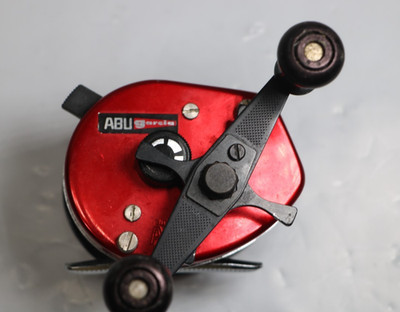 Vintage Abu Garcia Ambassadeur 1000 Fishing Reel Red Baitcast Made
