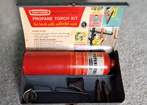 Craftsman Propane Torch Kit VTG In Original Case with Manual - Vintage USA