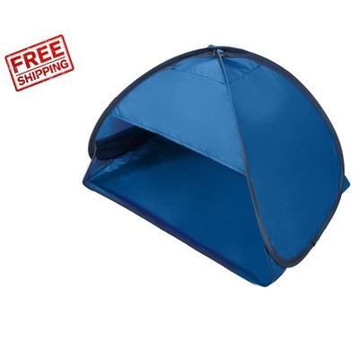 Lightweight Waterproof Beach Shade Tent with Anti-UV Protection & Storage Pocket