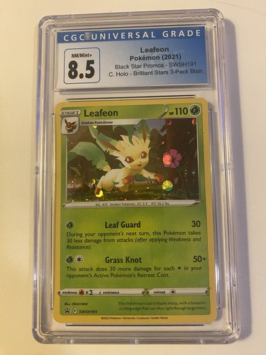 Leafeon graded CGC 8.5 for sale on eBay